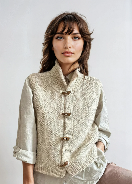 Elegant Buttoned Cardigan – Timeless Comfort and Style