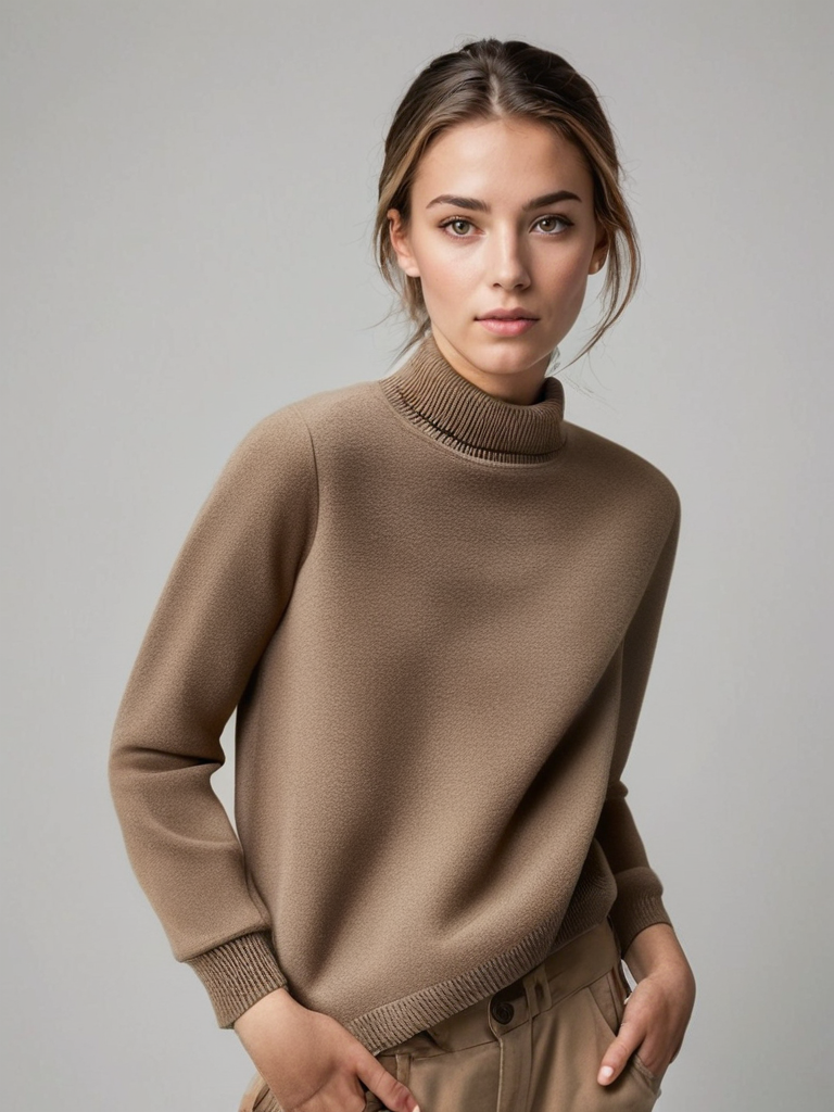 Cashmere Turtleneck Sweater