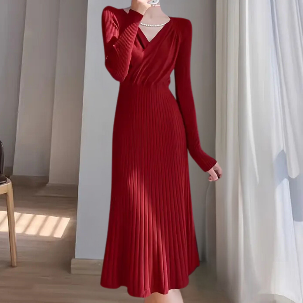 Elegant Knit Dress – Timeless Style & Comfort