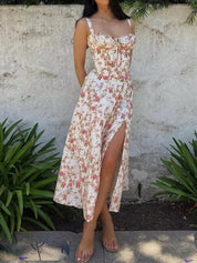 Rosebud Floral Midi Sundress 3