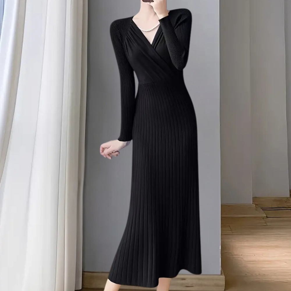 Elegant Knit Dress – Timeless Style & Comfort