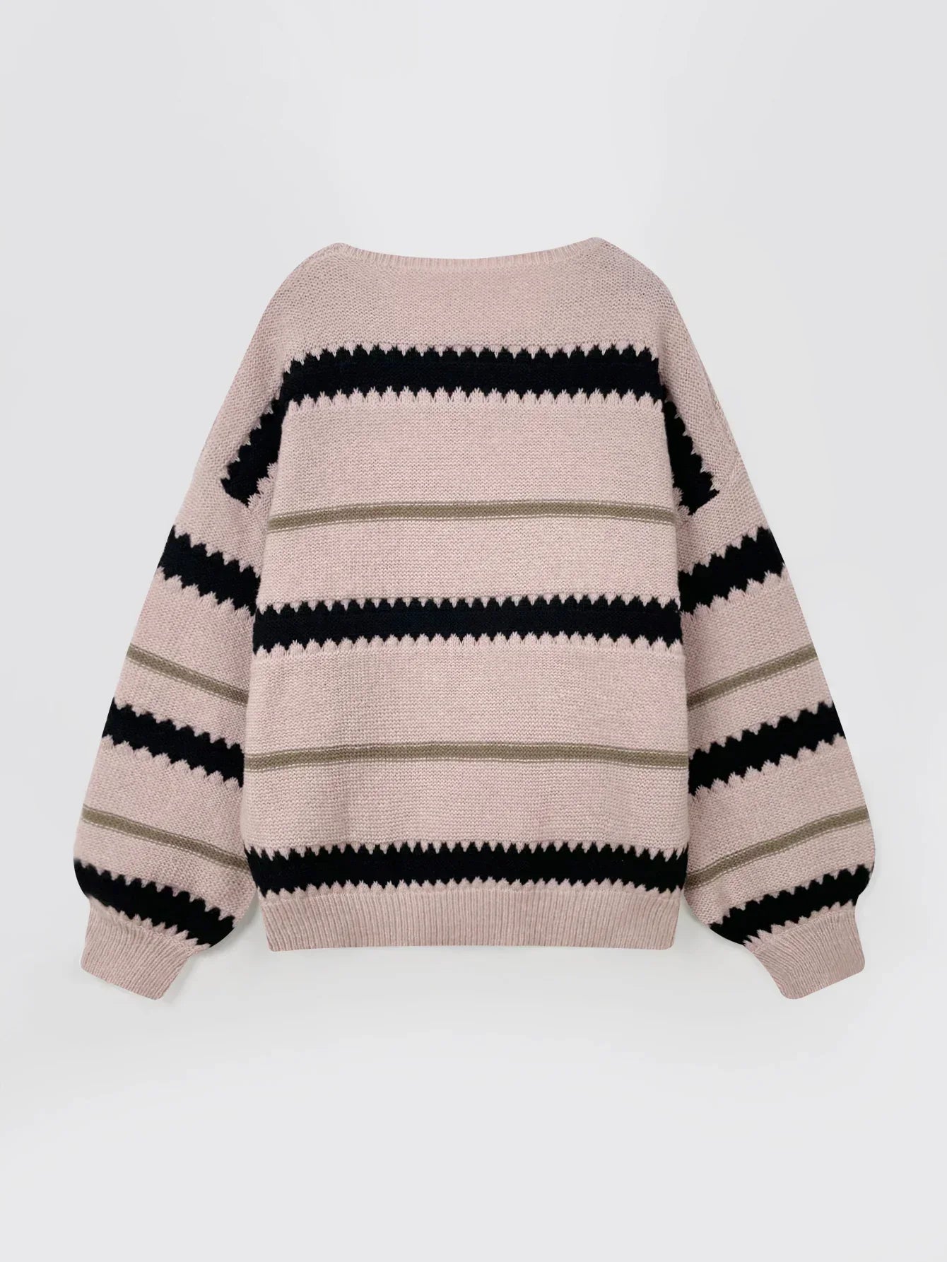 Striped Round Neck Jumper for Effortless Style