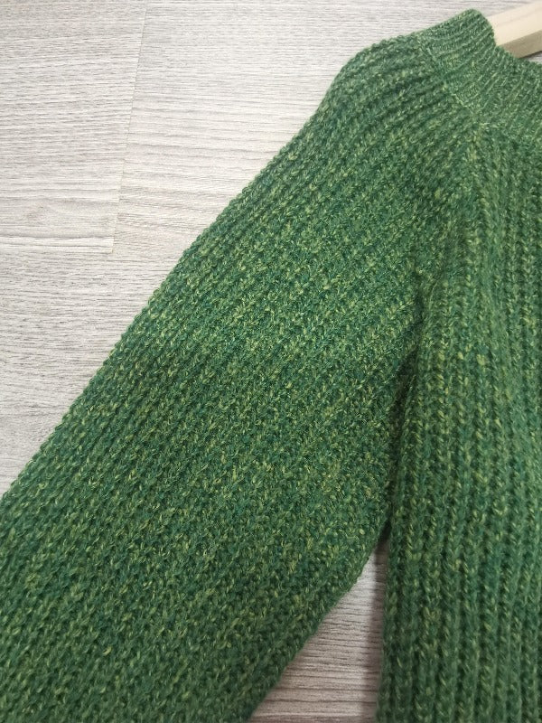 Cozy Knitted Green Jumper for Women