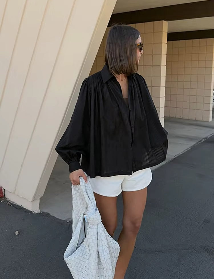 Oversized Textured Shirt